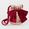 Pink Sequin Bow Bag