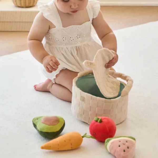 Plush Picnic Basket Activity Set