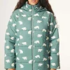Polar Bear Print Coat