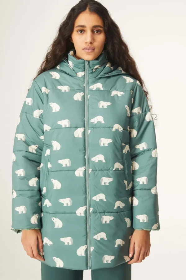 Polar Bear Print Coat