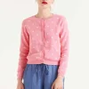 Polka Dot Cardigan - Pink