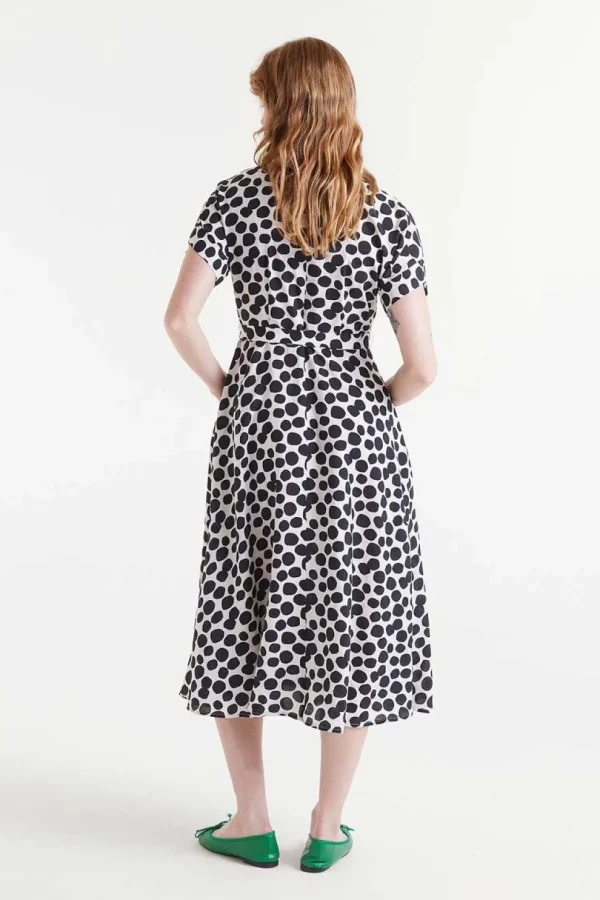 Polka Dot Dress - Black/White