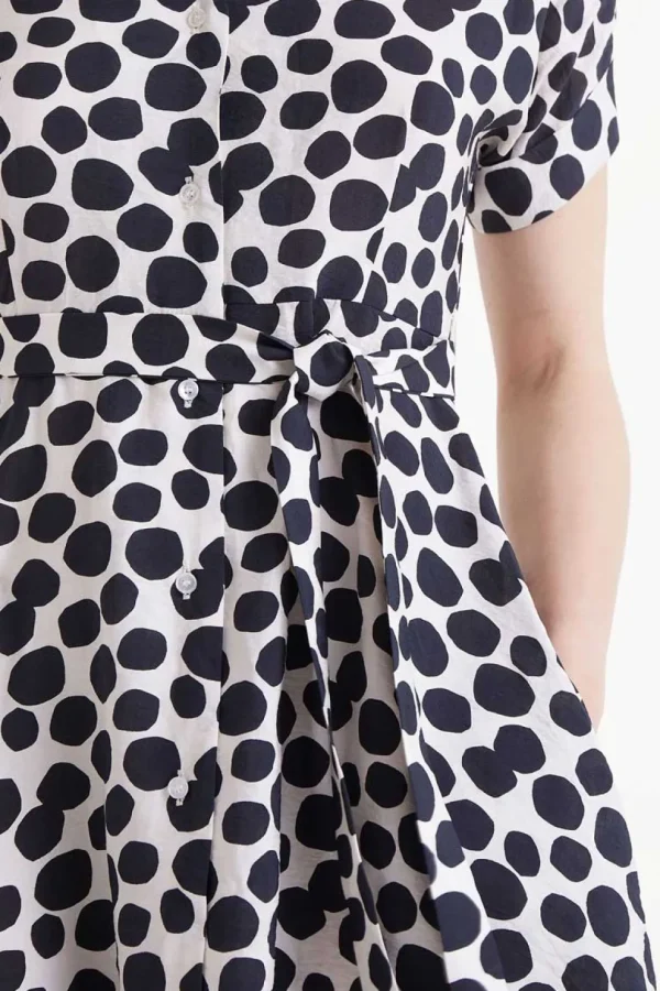 Polka Dot Dress - Black/White