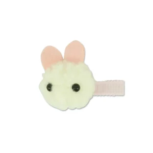 Pom Pom Bunny Clip - two colors