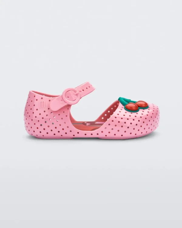 Pop Flat in Pink/Red