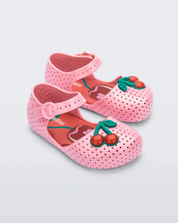 Pop Flat in Pink/Red