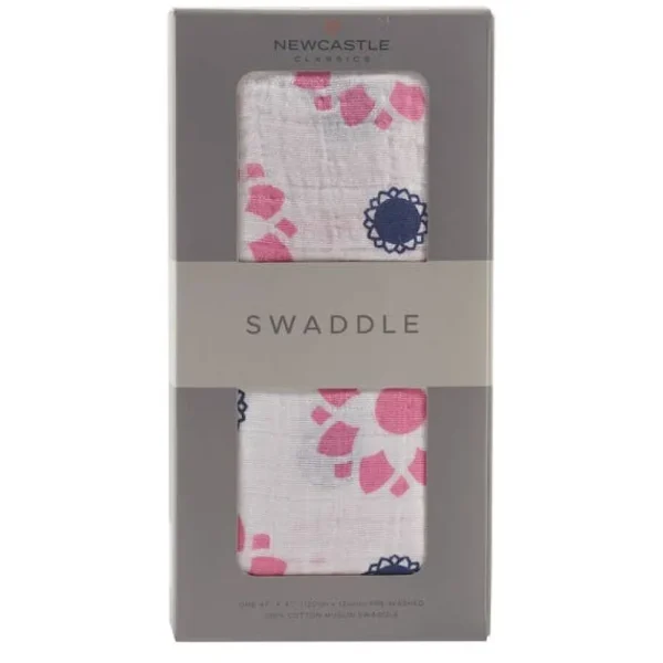 Primrose Indigo Swaddle
