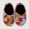 Puffy Slippers - Floral Snoopy