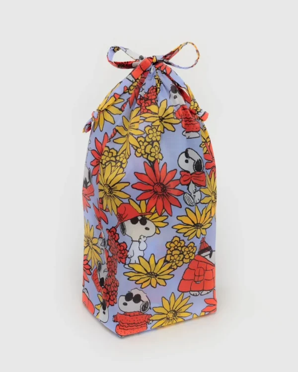 Puffy Slippers - Floral Snoopy