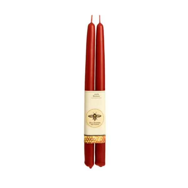 100% Pure Beeswax Tapers - Several Colors