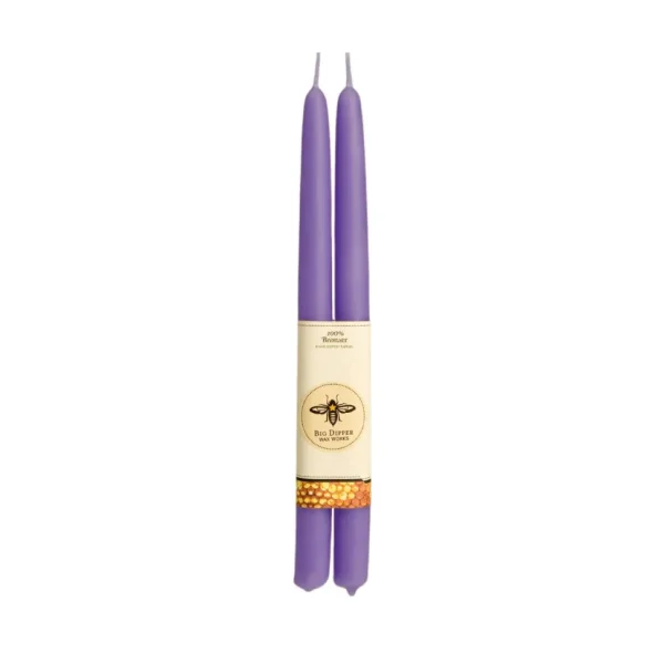 100% Pure Beeswax Tapers - Several Colors