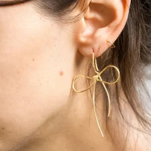 Put A Bow On It Earring - 18K Gold Plated