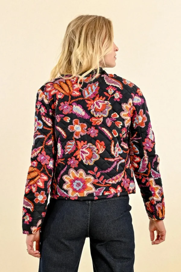 Quilted Floral Jacket