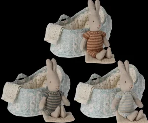 Rabbit in Carry Cot - Mint