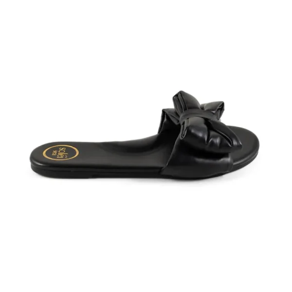 RAFIE Bow Sandal - Black