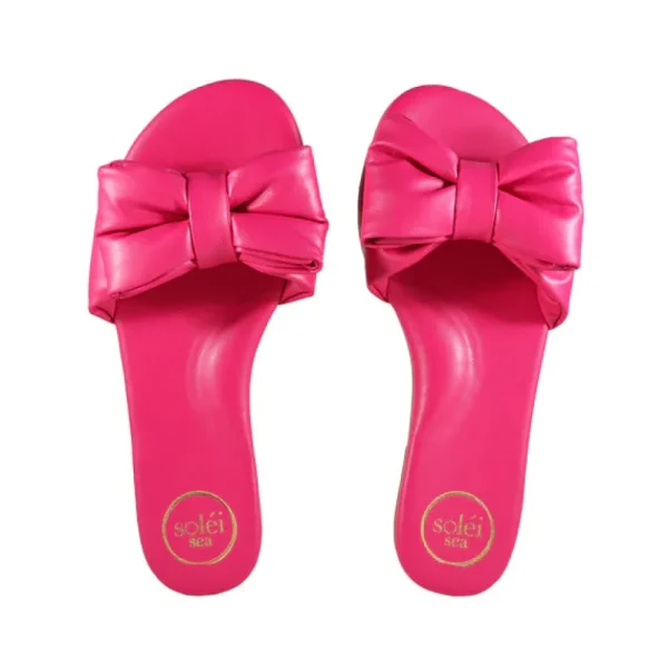 RAFIE Bow Sandal - Hot Pink