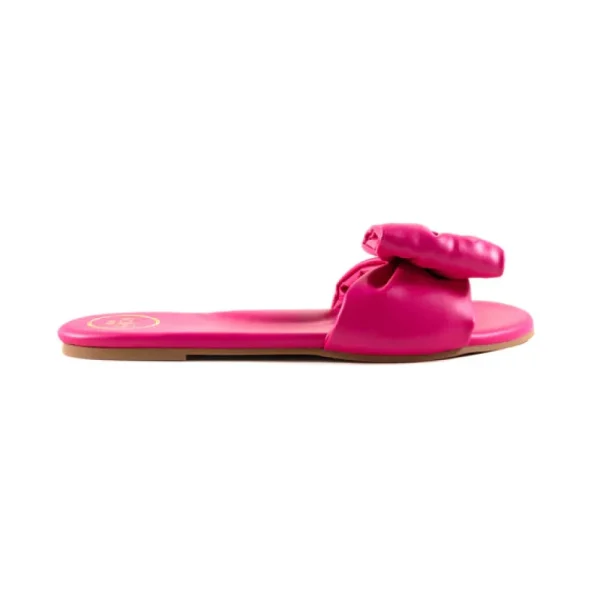 RAFIE Bow Sandal - Hot Pink