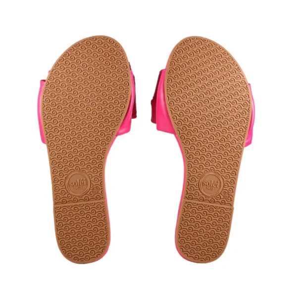 RAFIE Bow Sandal - Hot Pink