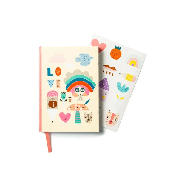 Rainbow Girl - Softcover Notebook