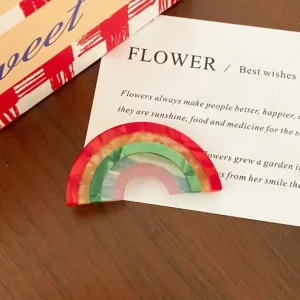 Rainbow Hair Clip