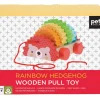 Rainbow Hedgehog Wooden Pull Toy