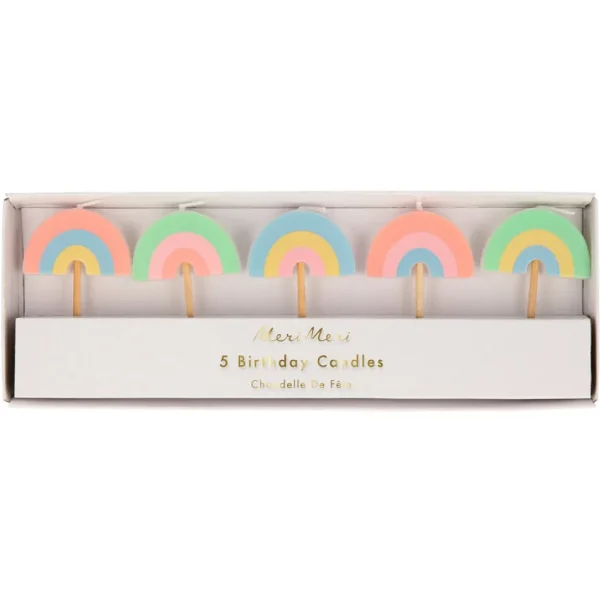 Rainbow Party Candles