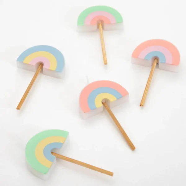 Rainbow Party Candles