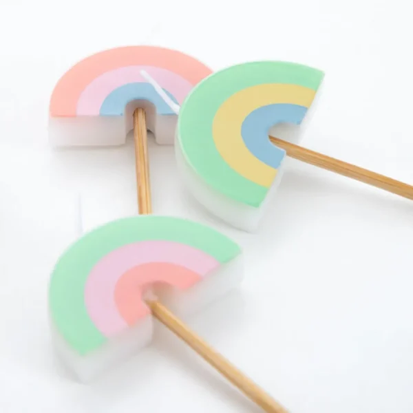 Rainbow Party Candles