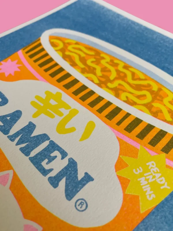 Ramen Riso Print