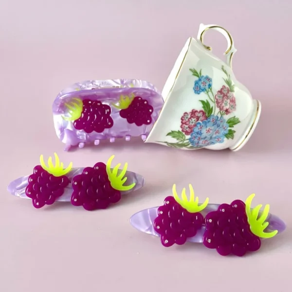 RASPBERRY MEDLEY - Hair Barrette