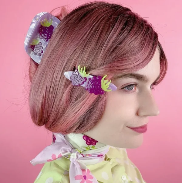 RASPBERRY MEDLEY - Hair Barrette