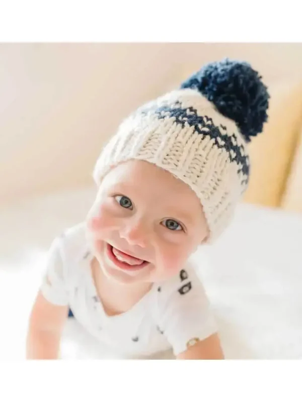 Rebel Natural Knit Beanie Hat