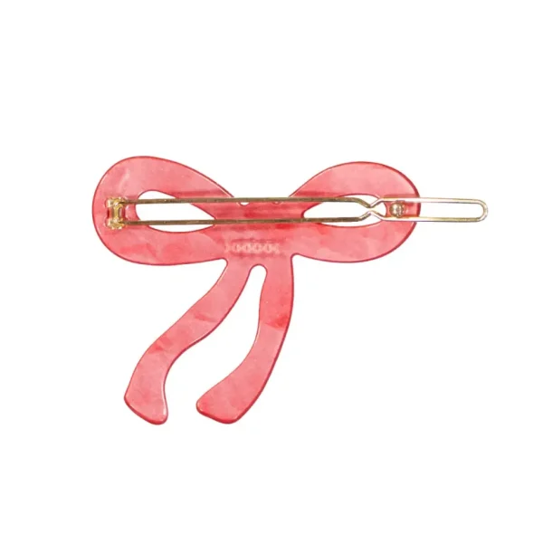 Red Bow Hair Clip