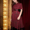Red Plaid Shirt Dress