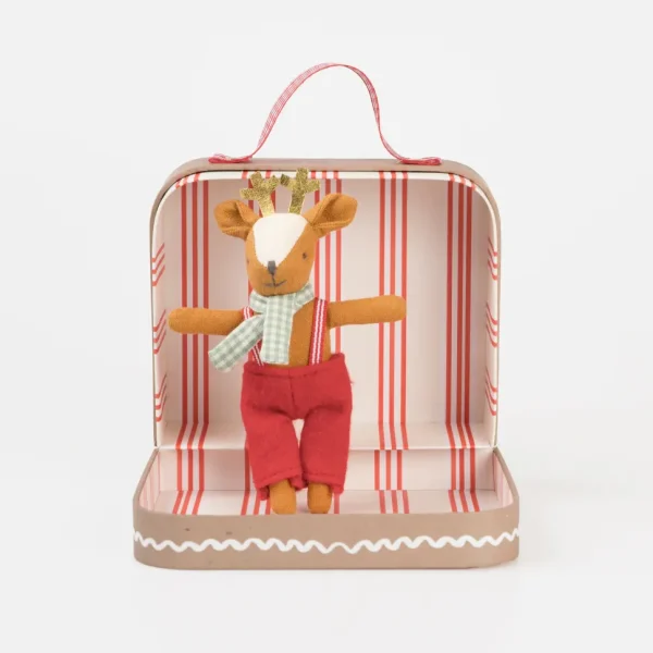 Reindeer Mini Doll & Suitcase