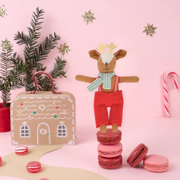 Reindeer Mini Doll & Suitcase
