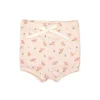 Ribbed Short - Pink Flowers