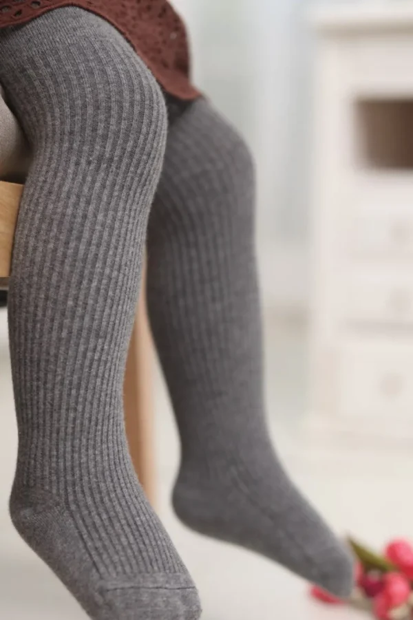 Ribbed Tights (grey)