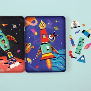 Rocket Ship Magnetic Build-It