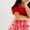Rose Dress - Heart Print