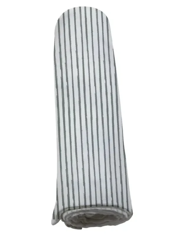 Sage Green Stripe Bamboo Swaddle