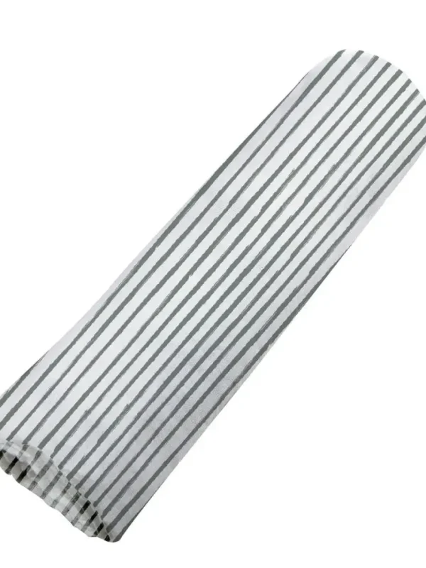 Sage Green Stripe Bamboo Swaddle