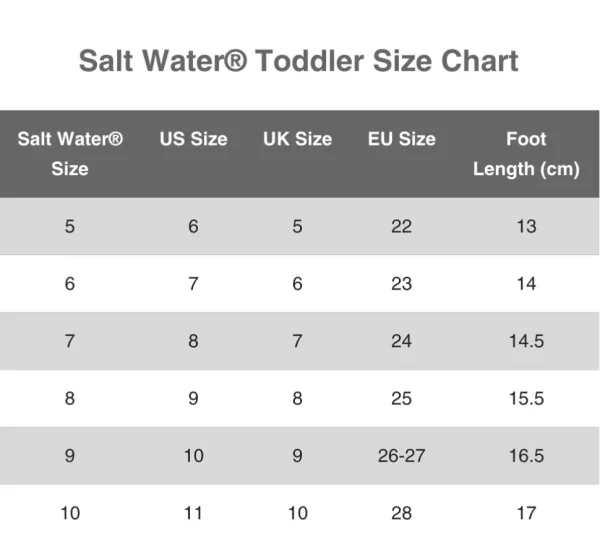 Salt Water Sandals - Brown
