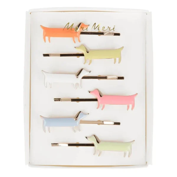 Sausage Dog Hair Slides