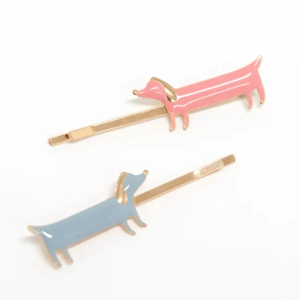 Sausage Dog Hair Slides