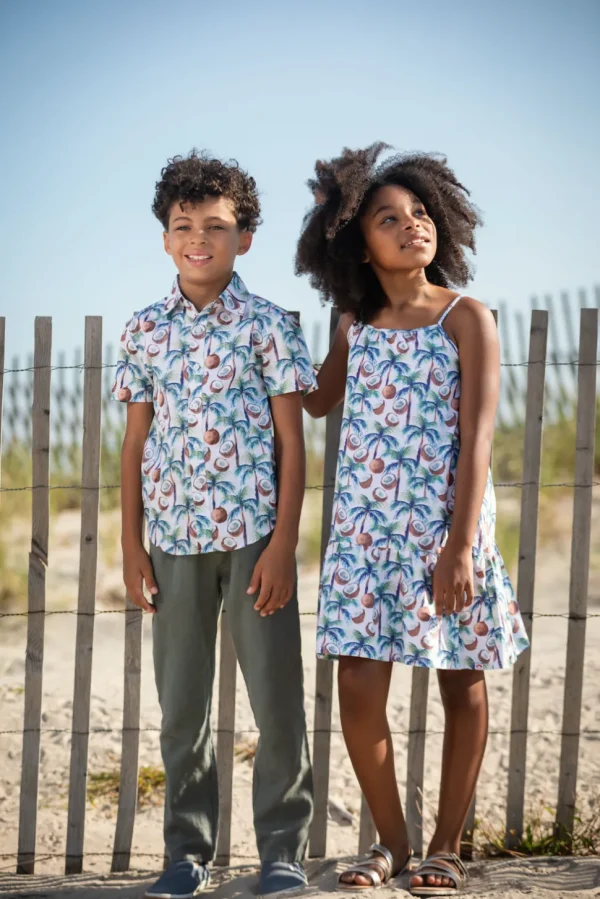 Scarlett Dress - Coconut Palms