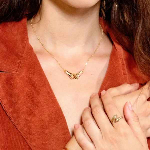 Script 24K Gold Plated Necklace