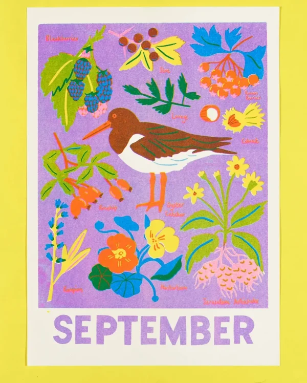 September Forage Print
