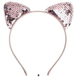 Sequin Cat Ear Headband - Several Colors
