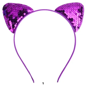 Sequin Cat Ear Headband - Several Colors